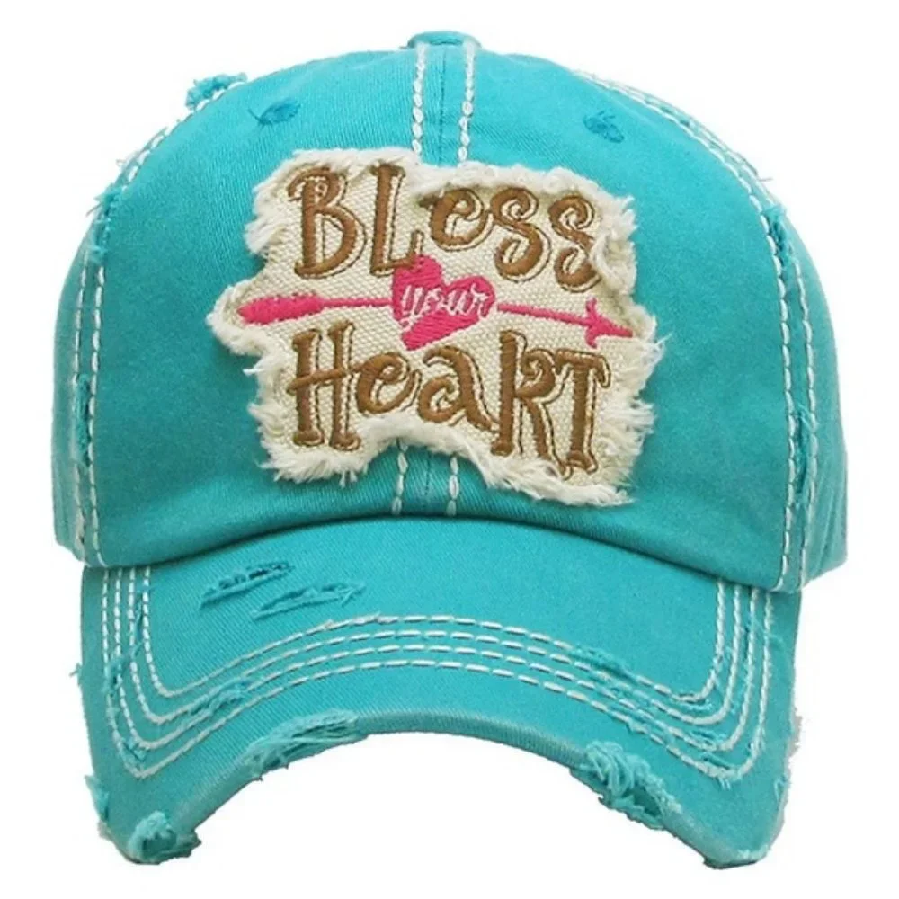 BLESS YOUR HEART‎ Vintage Distressed Look Cap